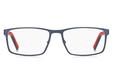 Premium Men Tommy Hilfiger Eyeglasses: TH 1593 - Matte Blue Blue - SpecSMART Eye Clinic (Front View)